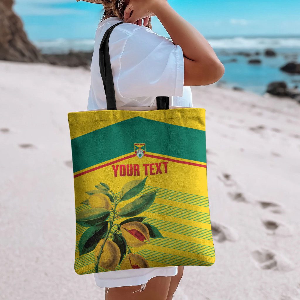 Grenada Football 2026 Custom Tote Bag Go Spice Boys Nutmeg Yellow Version