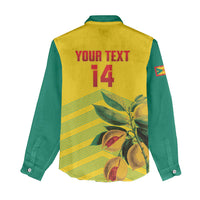 Grenada Football 2026 Custom Women Casual Shirt Go Spice Boys Nutmeg Yellow Version