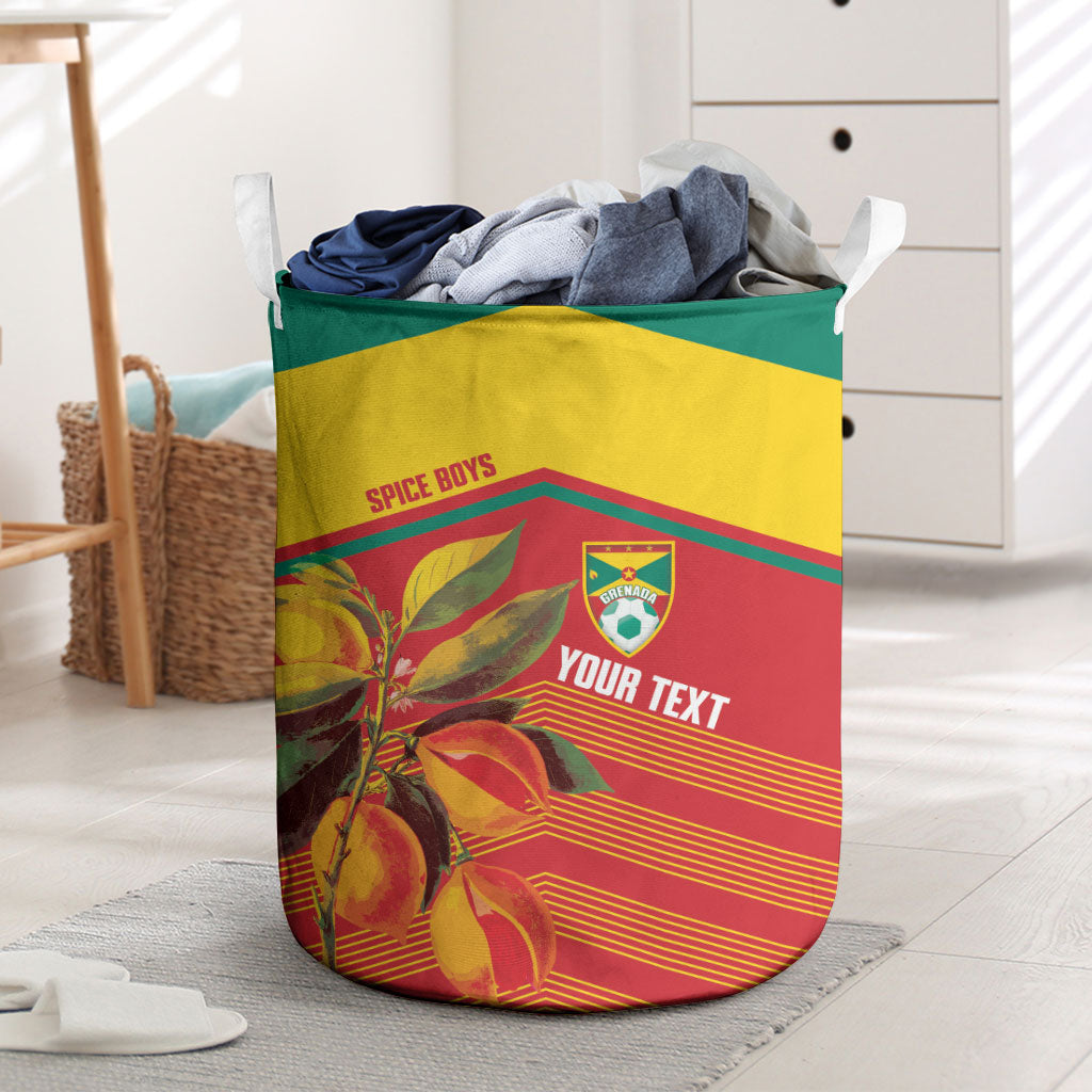 Grenada Football 2026 Custom Laundry Basket Go Spice Boys Nutmeg Red Version