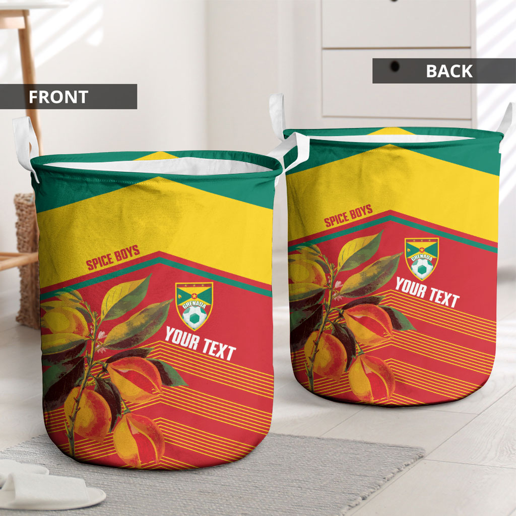 Grenada Football 2026 Custom Laundry Basket Go Spice Boys Nutmeg Red Version