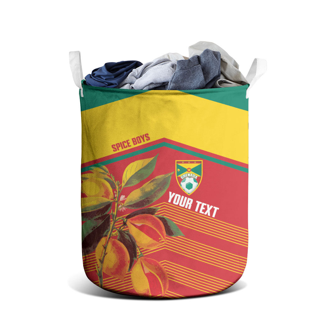 Grenada Football 2026 Custom Laundry Basket Go Spice Boys Nutmeg Red Version