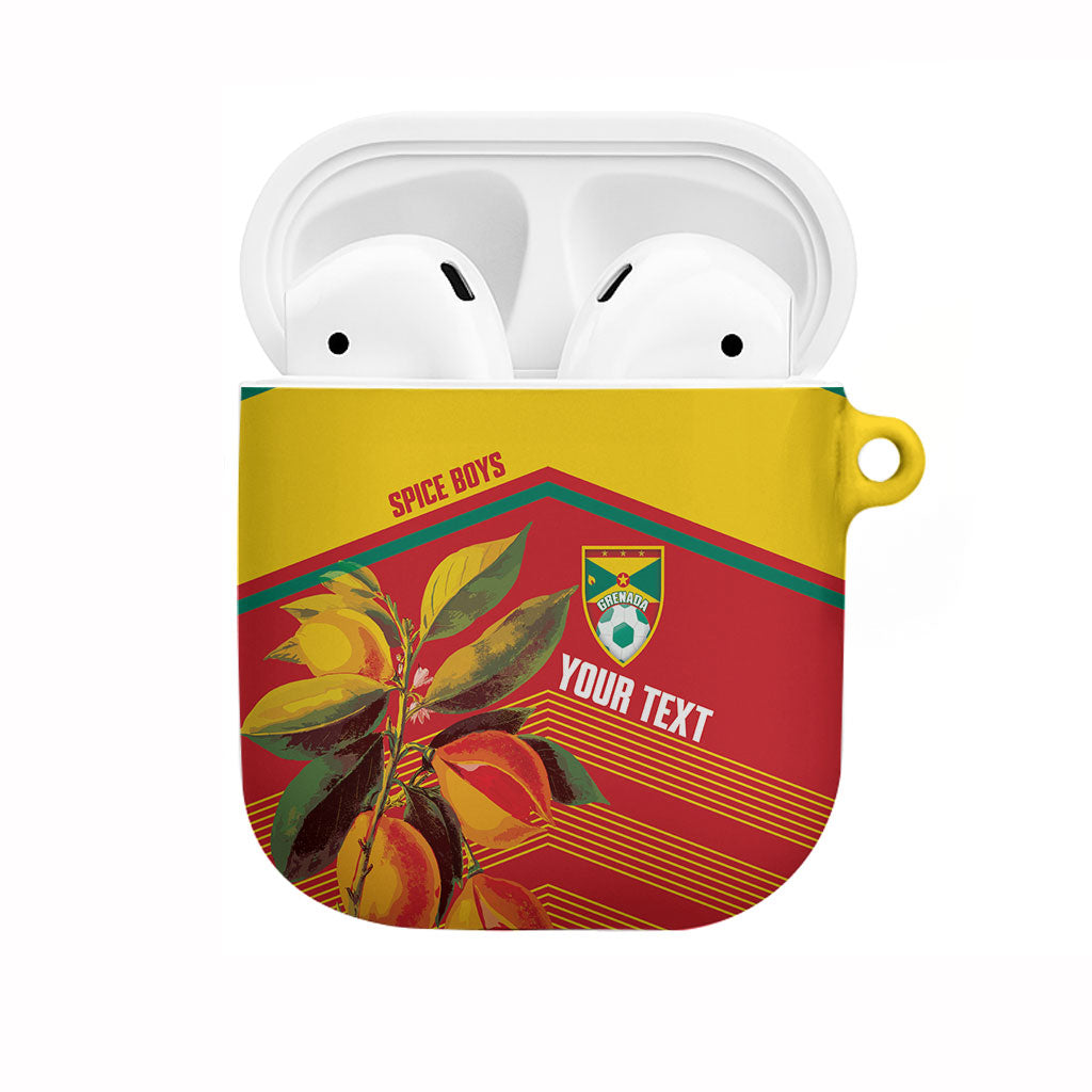 Grenada Football 2026 Custom AirPods Case Go Spice Boys Nutmeg Red Version