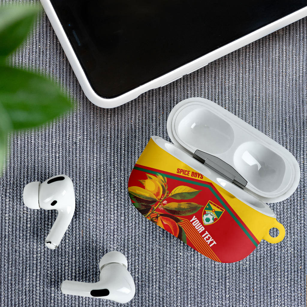 Grenada Football 2026 Custom AirPods Case Go Spice Boys Nutmeg Red Version