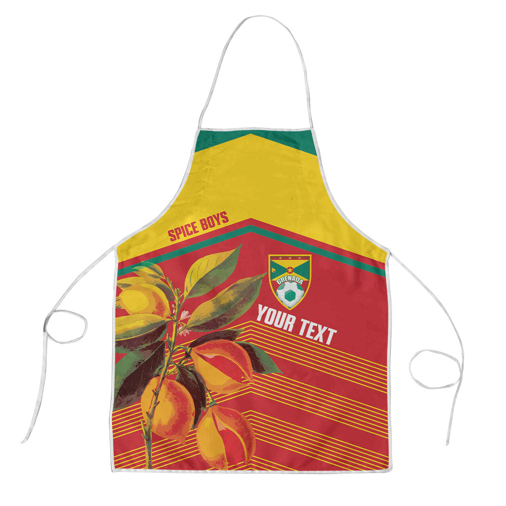 Grenada Football 2026 Custom Apron Go Spice Boys Nutmeg Red Version
