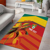 Grenada Football 2026 Custom Area Rug Go Spice Boys Nutmeg Red Version