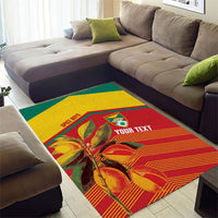 Grenada Football 2026 Custom Area Rug Go Spice Boys Nutmeg Red Version