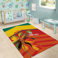 Grenada Football 2026 Custom Area Rug Go Spice Boys Nutmeg Red Version
