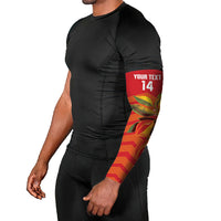 Grenada Football 2026 Custom Arm Sleeves Go Spice Boys Nutmeg Red Version