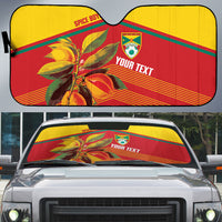Grenada Football 2026 Custom Auto Sun Shade Go Spice Boys Nutmeg Red Version