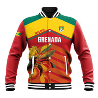 Grenada Football 2026 Custom Baseball Jacket Go Spice Boys Nutmeg Red Version