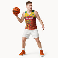 Grenada Football 2026 Custom Basketball Jersey Go Spice Boys Nutmeg Red Version