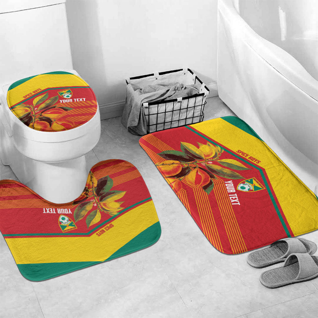 Grenada Football 2026 Custom Bathroom Set Go Spice Boys Nutmeg Red Version