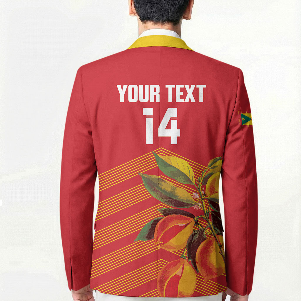 Grenada Football 2026 Custom Blazer Go Spice Boys Nutmeg Red Version