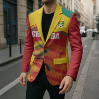 Grenada Football 2026 Custom Blazer Go Spice Boys Nutmeg Red Version