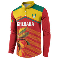 Grenada Football 2026 Custom Button Sweatshirt Go Spice Boys Nutmeg Red Version