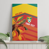 Grenada Football 2026 Custom Canvas Wall Art Go Spice Boys Nutmeg Red Version