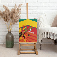 Grenada Football 2026 Custom Canvas Wall Art Go Spice Boys Nutmeg Red Version