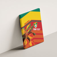 Grenada Football 2026 Custom Canvas Wall Art Go Spice Boys Nutmeg Red Version
