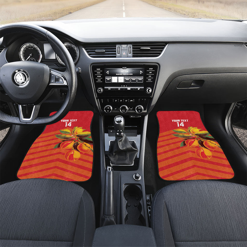 Grenada Football 2026 Custom Car Mats Go Spice Boys Nutmeg Red Version