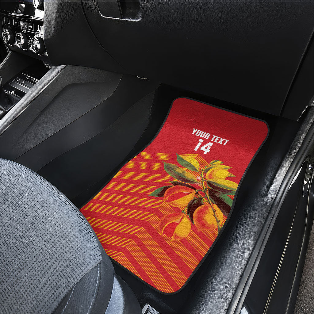 Grenada Football 2026 Custom Car Mats Go Spice Boys Nutmeg Red Version