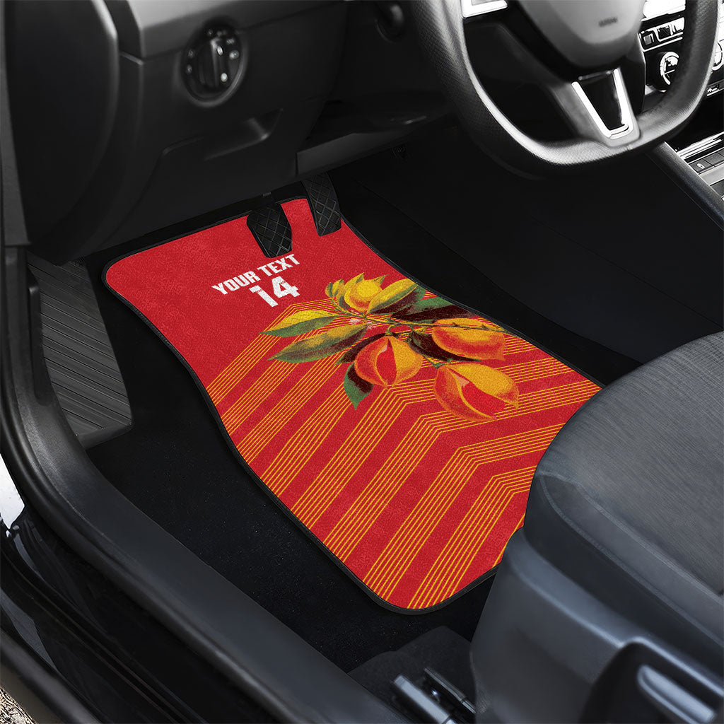 Grenada Football 2026 Custom Car Mats Go Spice Boys Nutmeg Red Version