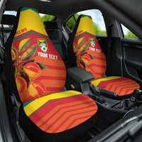 Grenada Football 2026 Custom Car Seat Cover Go Spice Boys Nutmeg Red Version