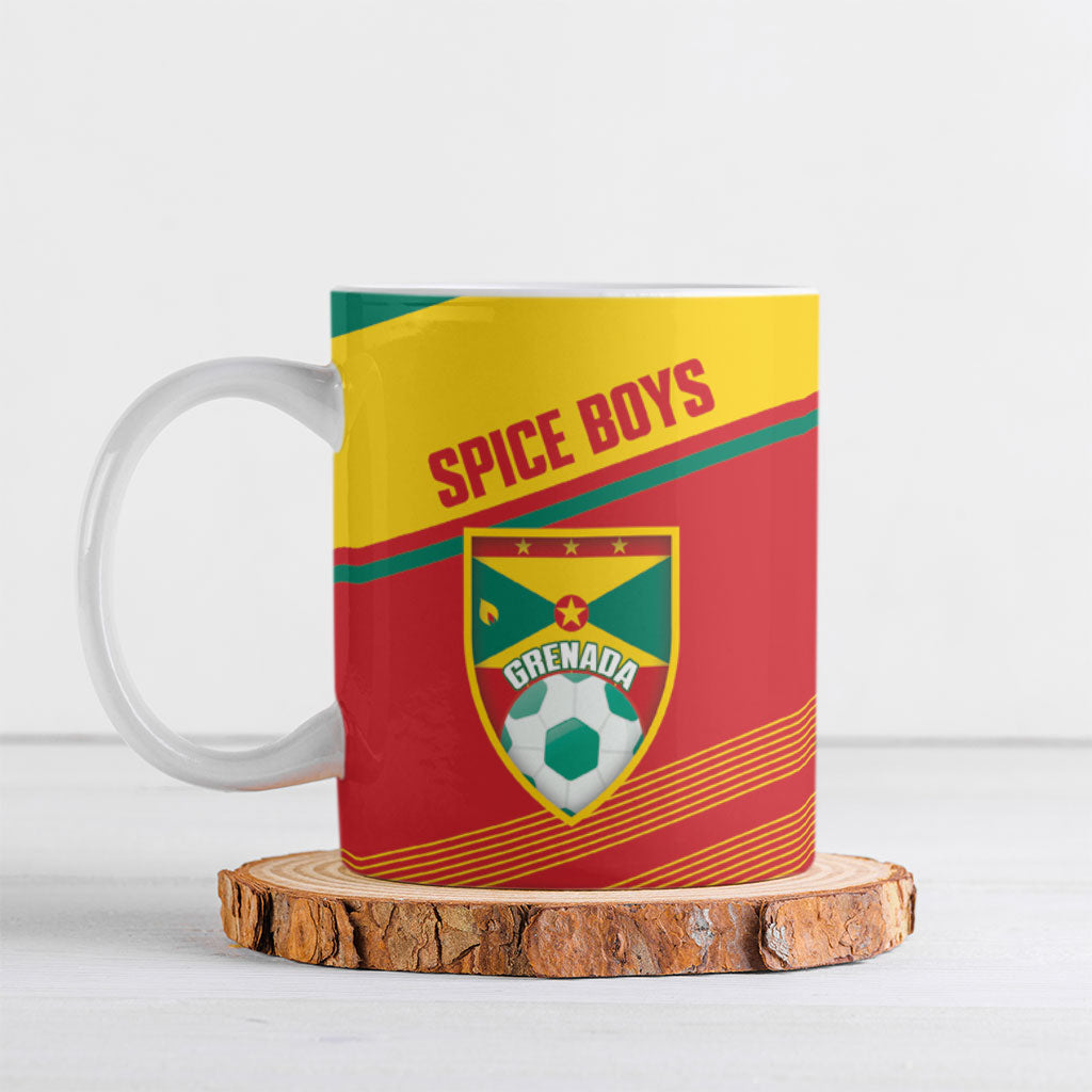 Grenada Football 2026 Custom Ceramic Mug Go Spice Boys Nutmeg Red Version