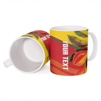 Grenada Football 2026 Custom Ceramic Mug Go Spice Boys Nutmeg Red Version