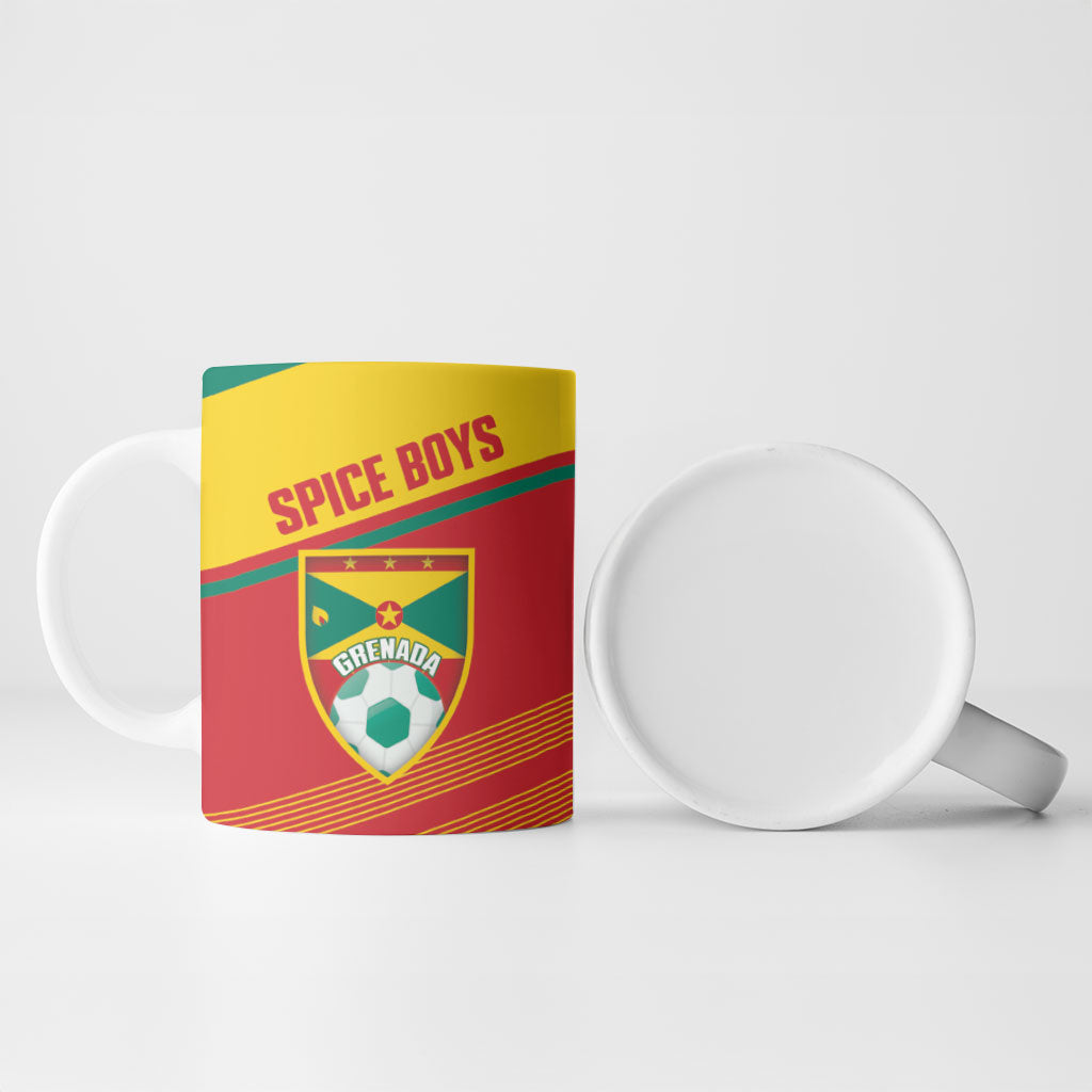 Grenada Football 2026 Custom Ceramic Mug Go Spice Boys Nutmeg Red Version