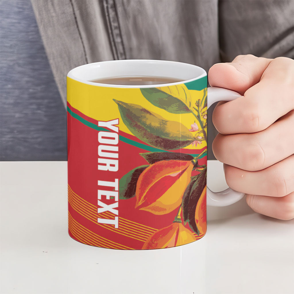 Grenada Football 2026 Custom Ceramic Mug Go Spice Boys Nutmeg Red Version