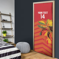 Grenada Football 2026 Custom Door Cover Go Spice Boys Nutmeg Red Version