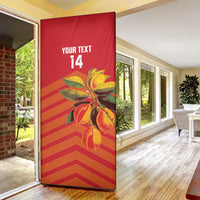Grenada Football 2026 Custom Door Cover Go Spice Boys Nutmeg Red Version