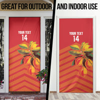 Grenada Football 2026 Custom Door Cover Go Spice Boys Nutmeg Red Version