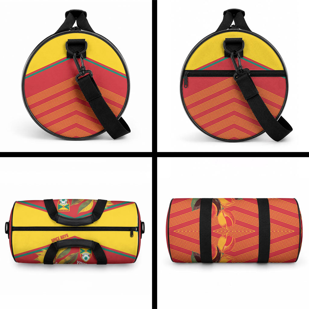 Grenada Football 2026 Custom Duffle Bag Go Spice Boys Nutmeg Red Version