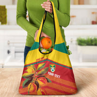 Grenada Football 2026 Custom Grocery Bag Go Spice Boys Nutmeg Red Version