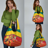 Grenada Football 2026 Custom Grocery Bag Go Spice Boys Nutmeg Red Version