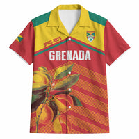 Grenada Football 2026 Custom Hawaiian Shirt Go Spice Boys Nutmeg Red Version