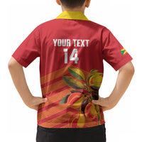 Grenada Football 2026 Custom Hawaiian Shirt Go Spice Boys Nutmeg Red Version