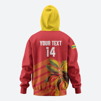 Grenada Football 2026 Custom Hoodie Go Spice Boys Nutmeg Red Version
