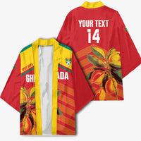 Grenada Football 2026 Custom Kimono Go Spice Boys Nutmeg Red Version