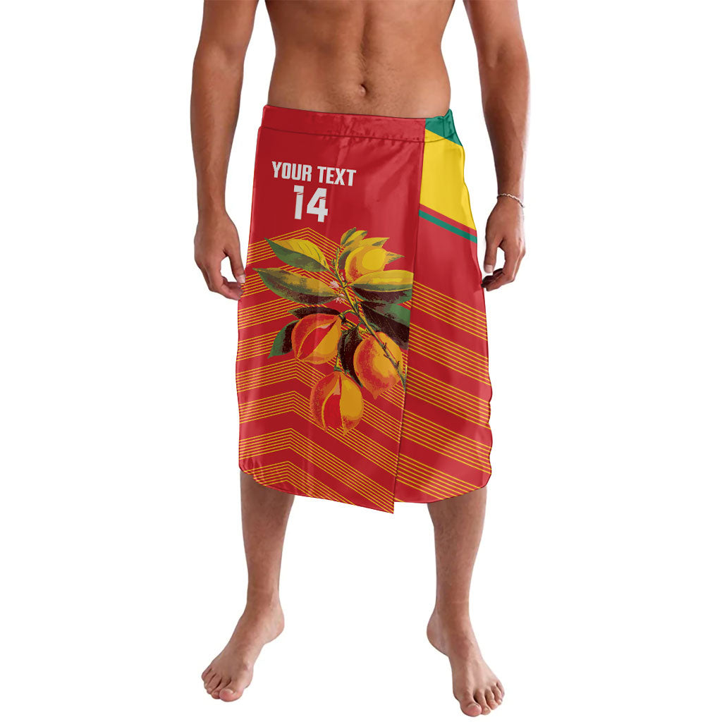 Grenada Football 2026 Custom Lavalava Go Spice Boys Nutmeg Red Version