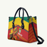 Grenada Football 2026 Custom Leather Bag Go Spice Boys Nutmeg Red Version