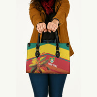 Grenada Football 2026 Custom Leather Bag Go Spice Boys Nutmeg Red Version