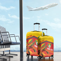 Grenada Football 2026 Custom Luggage Cover Go Spice Boys Nutmeg Red Version
