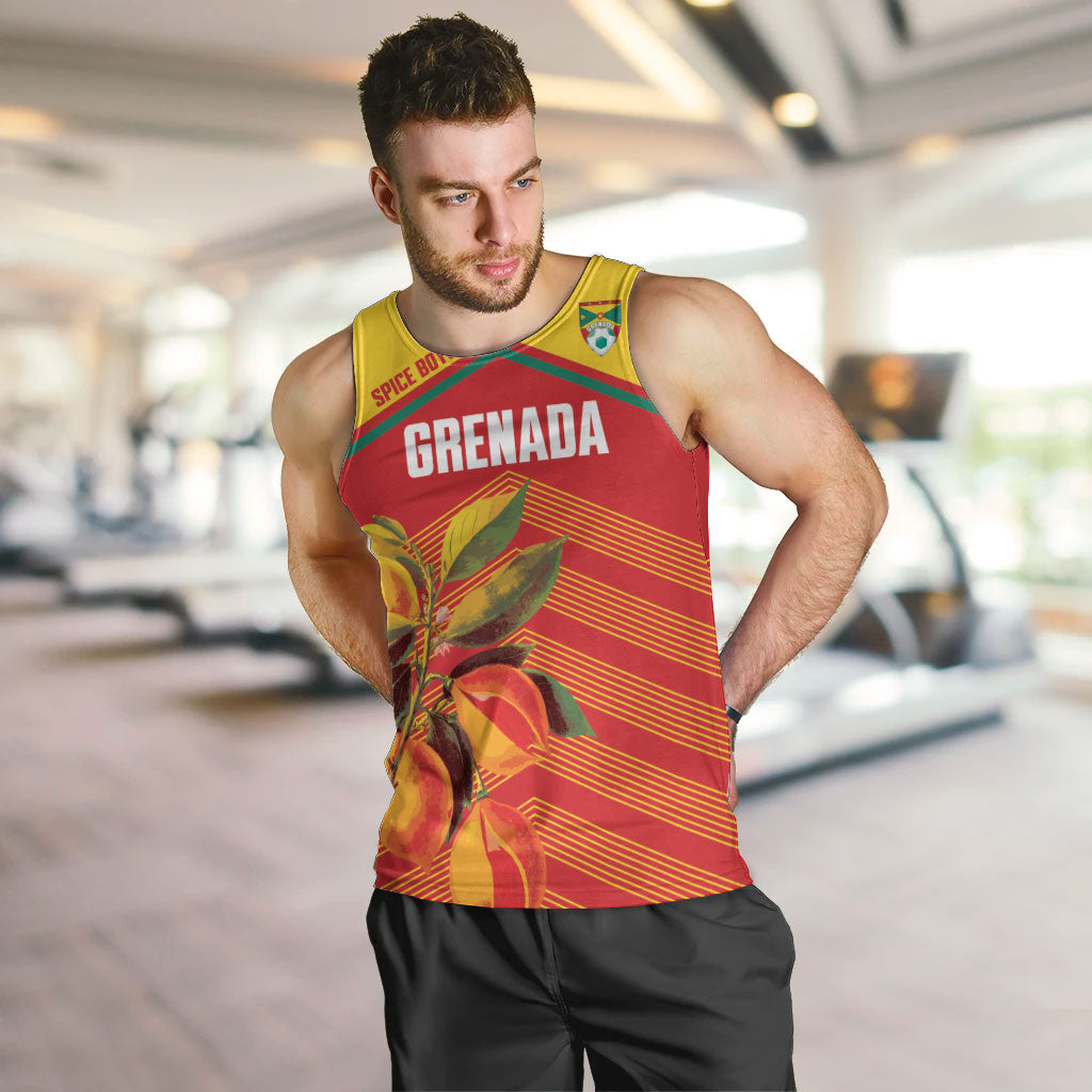 Grenada Football 2026 Custom Men Tank Top Go Spice Boys Nutmeg Red Version