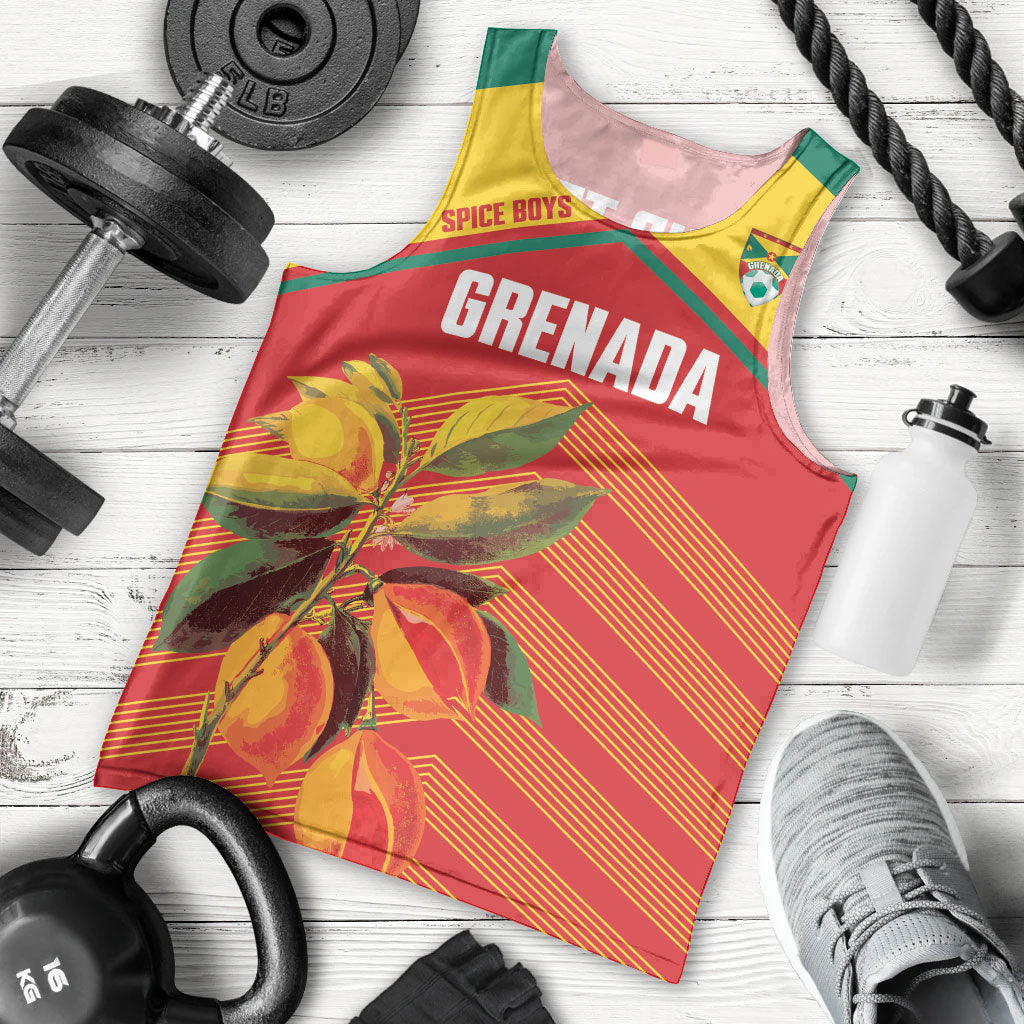 Grenada Football 2026 Custom Men Tank Top Go Spice Boys Nutmeg Red Version