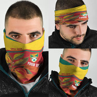 Grenada Football 2026 Custom Neck Gaiter Go Spice Boys Nutmeg Red Version