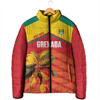 Grenada Football 2026 Custom Padded Jacket Go Spice Boys Nutmeg Red Version