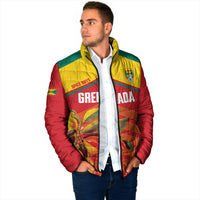 Grenada Football 2026 Custom Padded Jacket Go Spice Boys Nutmeg Red Version