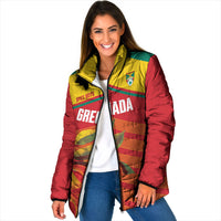 Grenada Football 2026 Custom Padded Jacket Go Spice Boys Nutmeg Red Version